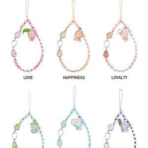 HAPPINESS- Big into energy authentic phone charms